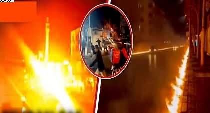 Unbelievable scenes as gas pipe blast rocks Tehran after Israel blitz Iranian depot