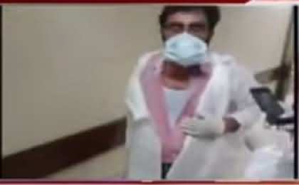 Unknown People Created Chaos After Instruction Of Wearing Masks In Red Crescent Hospital Hyderabad