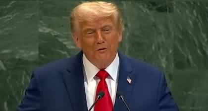 US President Donald Trump addresses UN General Assembly