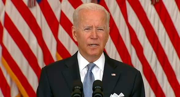US President Joe Biden Addresses Nation on Taliban Takeover in Afghanistan 