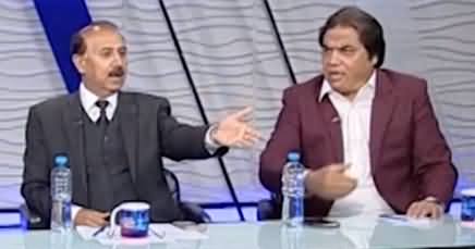 Verbal clash between Hanif Abbasi And Shoaib Shaheen