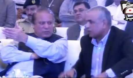 Very Funny Tezabi Totay of Nawaz Sharif During Briefing on Motorway