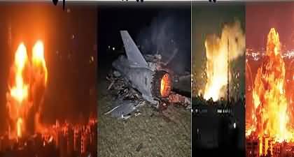 Social media video shows Israeli aircraft allegedly downed by Iran in retaliation