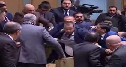 Video: Parliamentarians fight in Jordan's Parliament