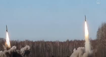 Video: Russian and Belarusian military together launched ballistic missiles