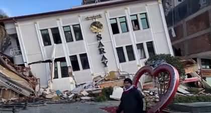 Video shows destruction in Hatay province following the deadly earthquake in Turkey