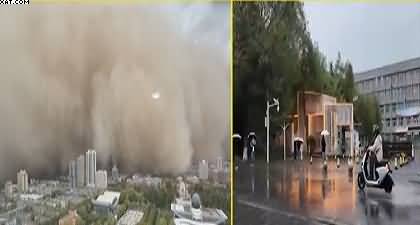 Viral Video: Massive dust storm hits Xinjiang, China