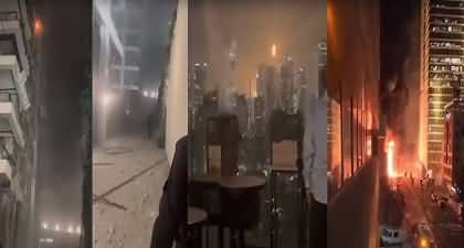 Visuals from Tel Aviv, Watch how Iranian missiles hit Israel's capital and their impact