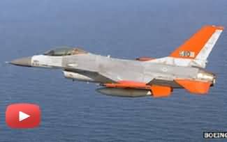 Watch First Fligh of F-16 Drone - an UnManned F-16 Flight