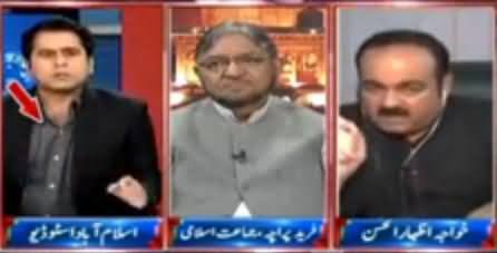 Watch How Anchor Imran Khan Signaling His Cameraman To Cut Off Nonsense Talk Of MQM