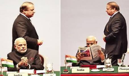 Watch How Nawaz Sharif and Narendra Modi Ignored Each Other in SAARC Conference