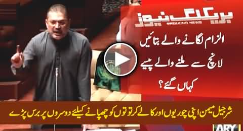 Watch How This Thief Sharjeel Memon Shouting In Assembly Just to Cover Up His Black Deeds