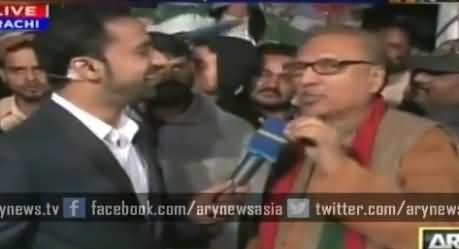 Watch How Waseem Badami Defending MQM While Taking with Arif Alvi