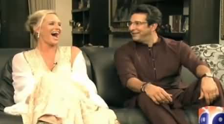 Watch Promo of Waseem Akram & His Wife's Special Interview on Eid
