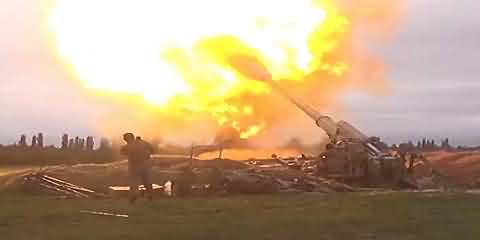 Watch Some Visuals Of Armenia And Azerbaijan Border Clash