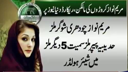 Watch The assets record of Maryam Nawaz according to election commission
