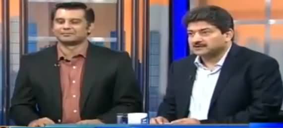 Watch What Message Shahbaz Sharif Sent To Hamid Mir During Live Show