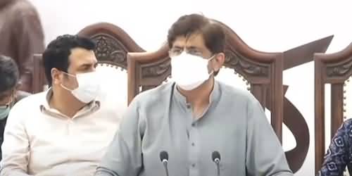 We Are Not Answerable to Federal Govt But to Pakistan's People - CM Sindh Murad Ali Shah