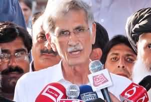 We will block the NATO Supply, If America did not Stop Drone Attacks - CM KPK Pervez Khattak