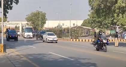 West Indies cricket team received handsome security protocol as they arrived in Karachi