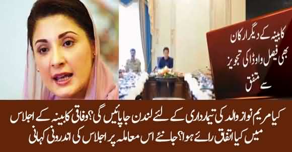 What Cabinet Decided About Maryam Nawaz Plea To Remove Name From ECL And Fly Abroad ?