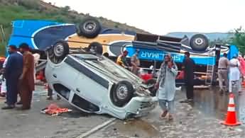 What caused Kallar Kahar bus accident yesterday which killed 12 persons