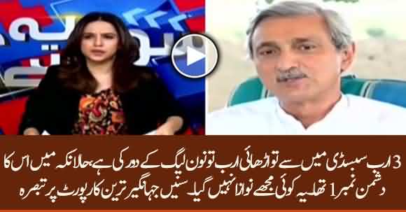 What Is The Detailed Opinion Of Jahangir Tareen On Sugar And Flour Crisis Report?