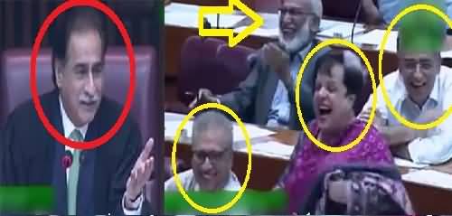 What Shireen Mazari Said To Ayaz Sadiq Make Every One Laugh