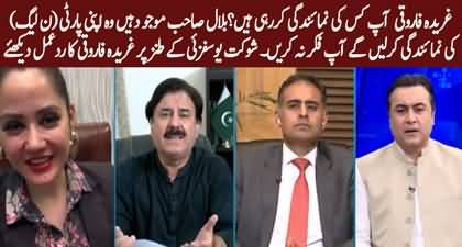 Who is Gharida Farooqui representing? Shaukat Yousufzai taunts Gharida Farooqui
