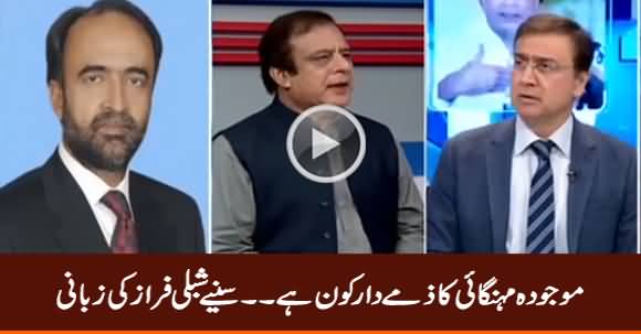 Who Is Responsible For Current Inflation? Listen Shibli Faraz Response