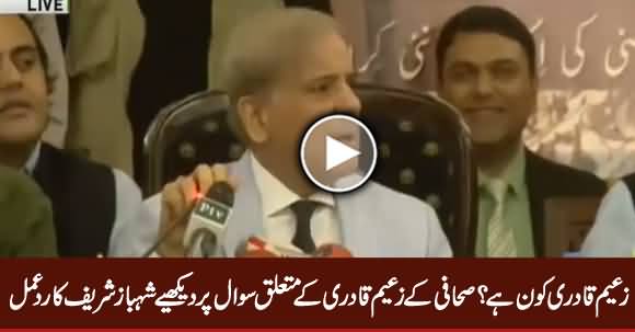 Who Is Zaeem Qadri? See Shahbaz Sharif's Response on Question About Zaeem Qadri