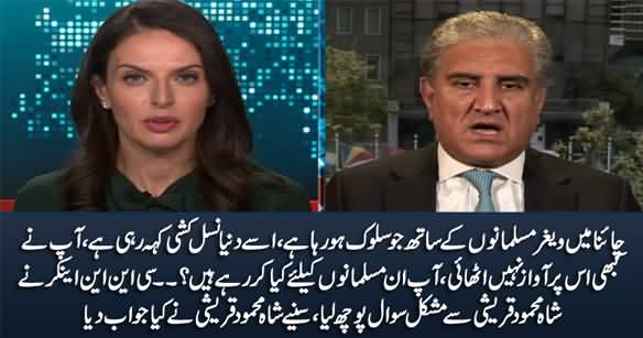 Why Pakistan Never Raised Voice For Uyghur Muslims in China? CNN Anchor Asks Shah Mehmood Qureshi