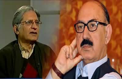 Why Taliban Supporters Are Sitting in APC - Saleem Safi's Question to Aitzaz Ahsan