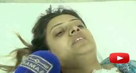 Wife Talking to Media After Her Husband Killed By Rangers in Karachi