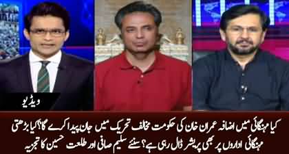 Will hike in inflation help Imran Khan in overthrowing govt? Saleem Safi and Talat Hussain's analysis