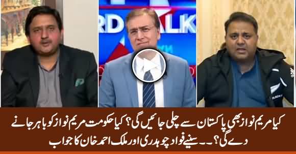 Will PTI Govt Allow Maryam Nawaz to Go Abroad? Fawad Chaudhry Replies