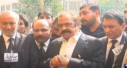 Will you drag them in courts as well when you regain power? Rana Sanaullah replies