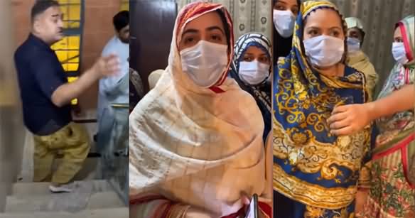 Women Protesting Against CCPO Lahore After Police Raid on Their Home