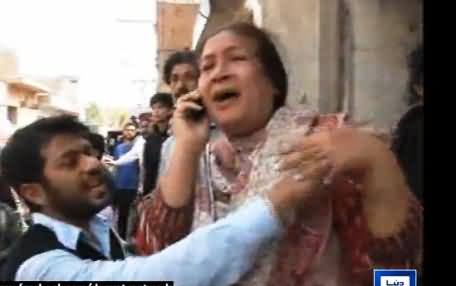 Womens Started Crying After Lahore Church Blast, Watch Exclusive Footage