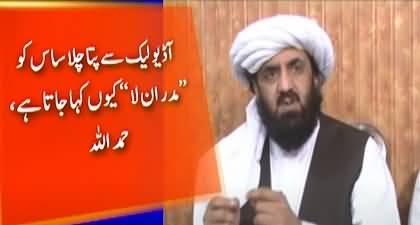 Yahan Rule of Law Nahn Balkay 'Mother -in-Law' Ka Rule Hai - Hafiz Hamdullah