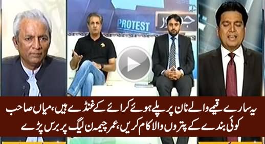 Yeh Qeeme Wale Naan Par Pale Huwe Ghunday Hain - Umar Cheema Blasts on PMLN