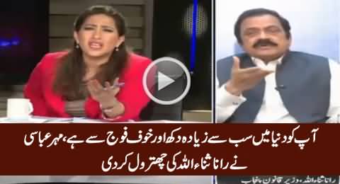 You Are Afraid of Army - Classical Chitrol of Rana Sanaullah By Mehar Abbasi