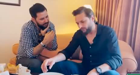 You have five daughters. Have you ever wanted a son? Reporter asks Shahid Afridi