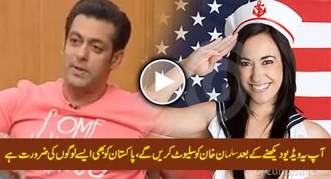 You Will Salute Salman Khan After Watching This Video, Pakistan Also Needs Such People