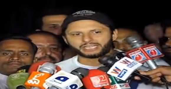 Your Activities Show That You Want To Join Politics, Watch Shahid Afridi Reaction