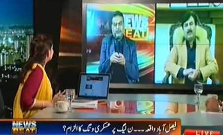 Zaeem Qadri Starts Misbehaving with PTI Shaukat Yousafzai in Live Show