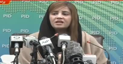 Zartaj Gul Press Conference Regarding Ban On Plastic Bags - 21st August 2019