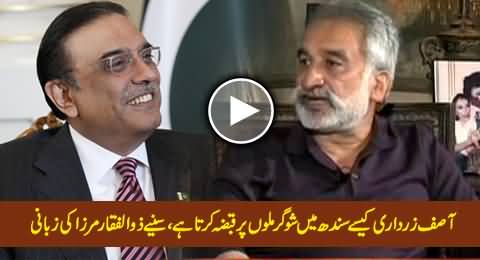 Zulfiqar Mirza Reveals How Asif Zardari Capturing Sugar Mills in Sindh